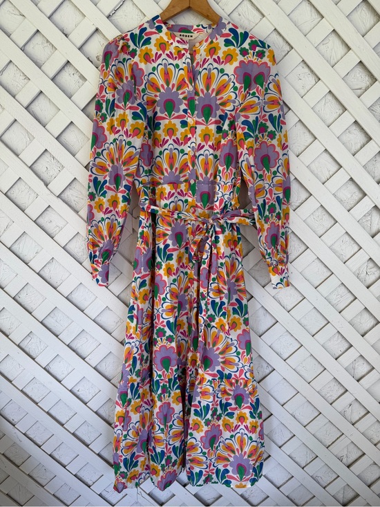 Boden Dresses & Skirts - Boden Mia Tiered Midi Shirt Dress Colorful US 6R
